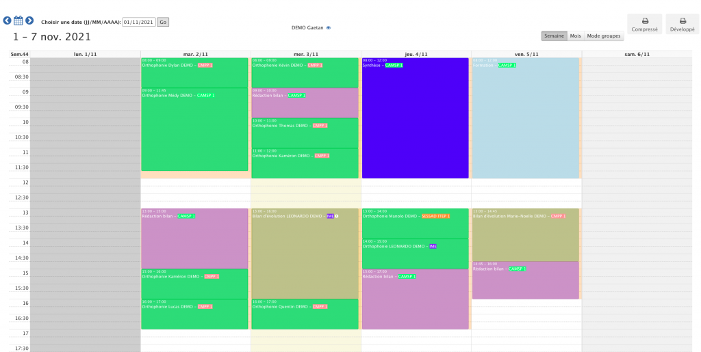 agenda dossier unique usager informatise